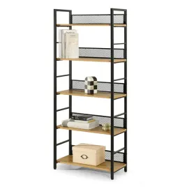 wysoki-regal-na-ksiazki-do-domowej-biblioteki-denver-b-dab-czarny