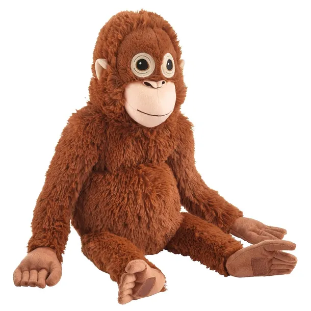 DUŻA MASKOTKA MAŁPA ORANGUTAN 66cm DUŻY PLUSZAK MIĘKKI Pluszowy Djungelskog