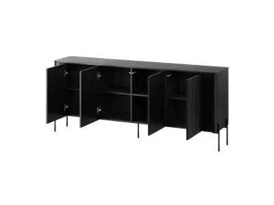 komoda-vera-190-czarny-mat-stan-nowy