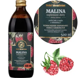 herbal-100percent-sok-malina-malinowy-500ml-wsparcie-odpornosc-przeziebienie