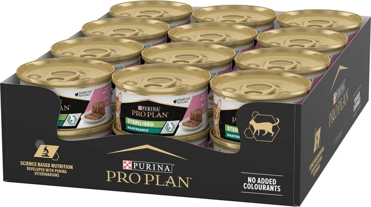 PRO PLAN Sterilised Cat Łosoś Tuńczyk dla Kota Puszka 24x85g