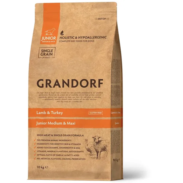 Grandorf Junior Medium Lamb Turkey 10kg