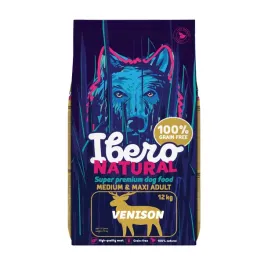 ibero-natural-dog-grain-free-adult-all-breed-venison-dziczyzna-12-2kg