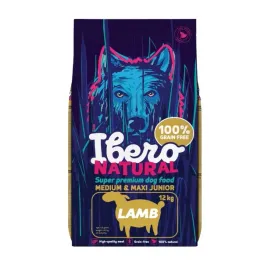 ibero-natural-dog-grain-free-junior-all-breed-lamb-12-2kg-gratis