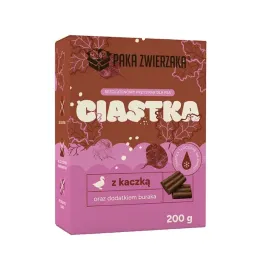 paka-zwierzaka-przysmak-dla-psa-ciastka-kaczka-z-burakiem-200g