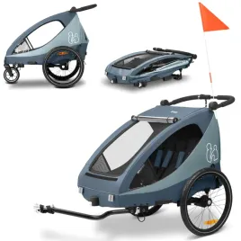 przyczepka-rowerowa-dwuosobowa-wozek-hauck-dryk-duo-plus-dark-blue