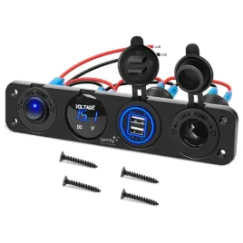 dodatkowe-gniazdo-zapalniczki-panel-4-ladowarka-woltomierz-12v-24v-kable-pr