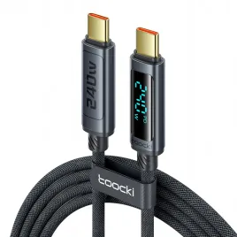 kabel-usb-c-toocki-240w-pd-3-1-wyswietlacz-oled-1m-sfc-2-0-mocny-1-m
