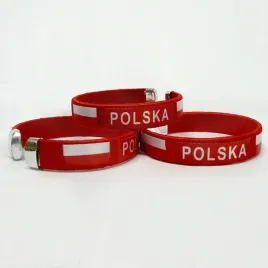 polska-opaska-bransoletka-dopasowujaca-sie-do-nadgarstka-czerwona