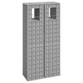 vidaxl-slupki-gabionowe-2-szt-40x40x180-cm-zelazo