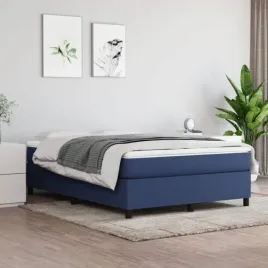 vidaxl-lozko-kontynentalne-niebieska-140x190-cm-obita-tkanina