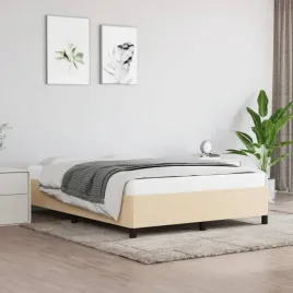 vidaxl-rama-lozka-bez-materaca-kremowa-140x190-cm-obita-tkanina