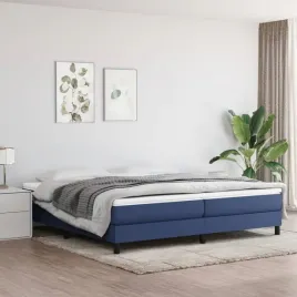 vidaxl-lozko-kontynentalne-niebieska-200x200-cm-obita-tkanina