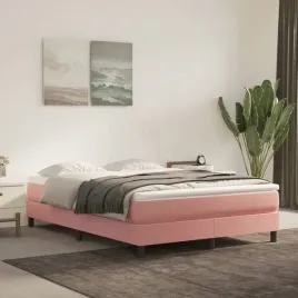 vidaxl-lozko-kontynentalne-rozowa-140-x-200-cm-tapicerowana-aksamitem