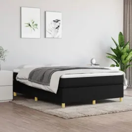 vidaxl-lozko-kontynentalne-czarna-140x200-cm-obita-tkanina