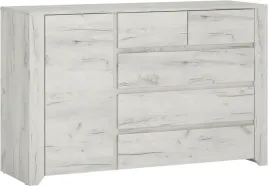 komoda-angel-t-41-meble-wojcik-118-x-40-x-76cm-dab-bialy-mat-1d-5-szuflad