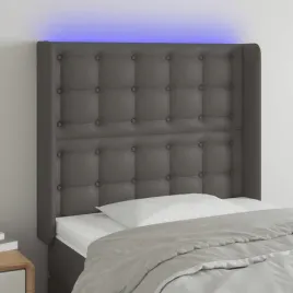 vidaxl-zaglowek-do-lozka-z-led-szary-93x16x118-128cm-sztuczna-skora