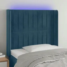 vidaxl-zaglowek-do-lozka-z-led-ciemnoniebieski-83x16x118-128cm-tkanina