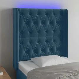 vidaxl-zaglowek-do-lozka-z-led-ciemnoniebieski-83x16x118-128cm-tkanina