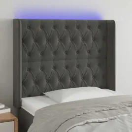 vidaxl-zaglowek-do-lozka-z-led-ciemnoszary-103x16x118-128cm-aksamit