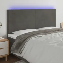 vidaxl-zaglowek-do-lozka-z-led-ciemnoszary-200x5x118-128-cm-aksamit