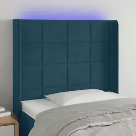 vidaxl-zaglowek-do-lozka-z-led-ciemnoniebieski-93x16x118-128cm-aksamit