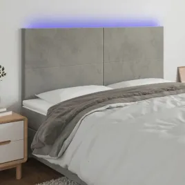 vidaxl-zaglowek-do-lozka-z-led-jasnoszary-160x5x118-128-cm-aksamit