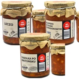 3x-gotowe-danie-klopsiki-w-sosie-pomidorow-leczo-fasolka-po-bretonsku