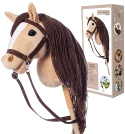 hobby-horse-a3-kon-na-kiju-hoppihorse-z-lejcami-bezowy-akcesoria-w-zestawie