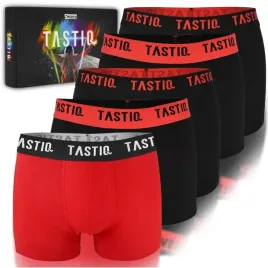 tastiq-premium-bokserki-meskie-bawelna-czerwone-na-walentynki-5par-roz-xl