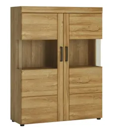 witryna-niska-cortina-dab-matowe-133-x-102-x-374-cm-meble-wojcik-2-drzwi