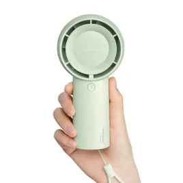 jisulife-turbo-przenosny-wentylator-reczny-4000-mah-zielony