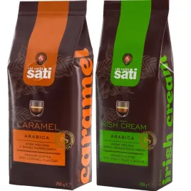 sati-kawa-smakowa-mielona-zestaw-carmel-250g-irish-creme-250g-500g
