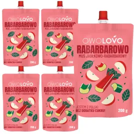 owolovo-mus-owocowy-bez-dodatku-cukru-rabarbarowo-200g-x-5-1kg