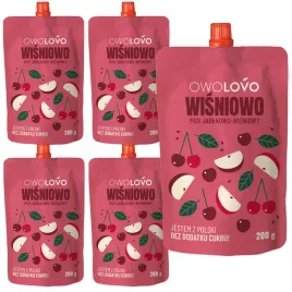 owolovo-mus-owocowy-bez-dodatku-cukru-wisniowo-200g-x-5-1kg