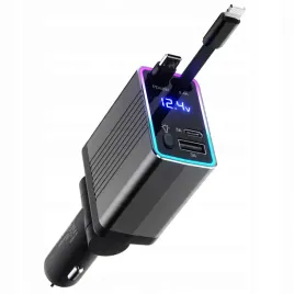ladowarka-samochodowa-led-usb-led-z-kablem-usb-c-lightning-zwijany