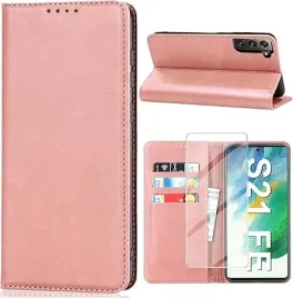 etui-i-szklo-na-telefon-sam-galaxy-s21-z-klapka-skorzane-rozowe