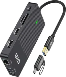 giq-hub-usb-3-0-usb-c-11w1-vga-hdmi-4k-uhd-pd-sd-tf-aux-lan-rj45-ethernet