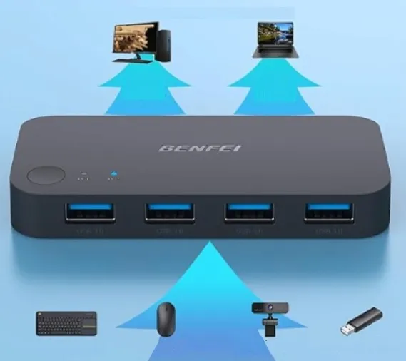 przelacznik-usb-3-0-switch-z-4-postrami-usb-a-benfei-5gbps-stan-powystawowy