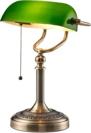 lampka-biurkowa-dekoracyjna-lampa-bankiera-z-zielonym-kloszem