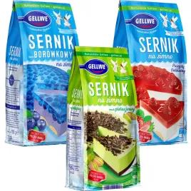 gellwe-ciasto-sernik-na-zimno-pistacjowy-borowkowy-klasyczny-mix-3-sztuk
