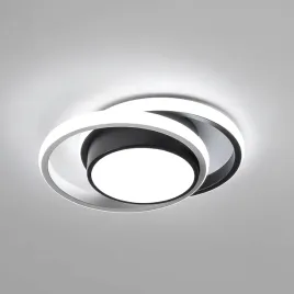 nowoczesna-lampa-sufitowa-led-2-pierscienie-czarno-biala-zimna-biel-28-cm