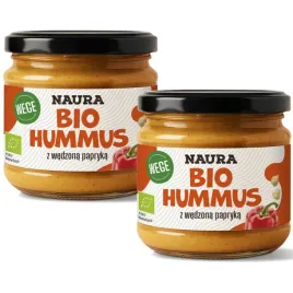 naura-eko-bio-hummus-marchewkowy-z-papryka-weganska-pasta-do-pieczywa-190g-x2