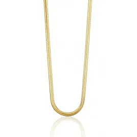 naszyjnik-stal-szlachetna-pozlacana-14k-zlotem-zylka-3mm-nst2308