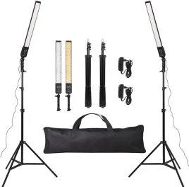 lampy-led-do-fotografii-3200k-5500k-sciemnialne-zestaw-ze-statywem-i-torba