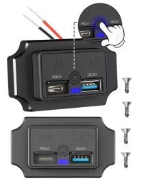 2x-ladowarka-usb-pd-3-0-qc-3-0-montazowa-12v-24v-ip55-led-on-off-dotyk