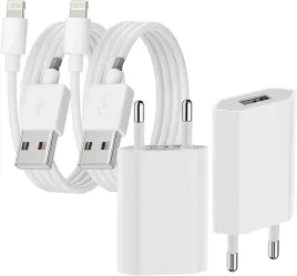 2x-ladowarka-usb-z-kablami-18m-lightning-do-apple-100-240-v-5-v-1-a