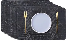 6x-czarna-podkladka-pod-talerz-ze-sztucznej-skory-krokodyla-45-x-30-cm