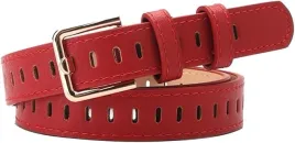 pasek-damski-czerwony-103-cm-klamra-zlota-bez-igly-retro-vintage