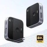 switch-przelacznik-displayport-usb-c-do-usb-c-szary-ugreen-stan-nowy